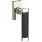 Draaikiepgarnituur Dual glans nikkel