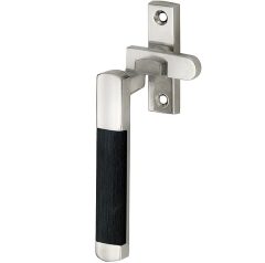 Raamsluiting Met Sluitplaat Links Dual glans nikkel