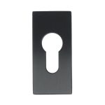 Cilinderplaatje SQUARE LSQBY32 rechthoekig PVD Gunmetal