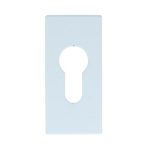 Cilinderplaatje SQUARE LSQBY32 rechthoekig Wit