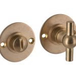 WC-Sluiting 5-8 mm Chemin de Fer 50mm messing antiek