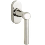 Draaikiepgarnituur Chemin de Fer/Elegant glans nikkel