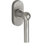 Draaikiepgarnituur Chemin de Fer/Elegant mat nikkel ongelakt