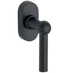 Draaikiepgarnituur Chemin de Fer/Elegant mat zwart