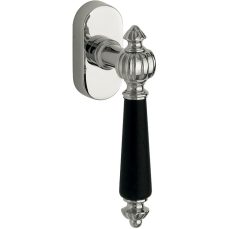 Draaikiepgarnituur Nouveau/Elegant glans nikkel