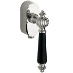 SKG2 Draaikiepgarnituur afsluitbaar Nouveau/Elegant glans nikkel