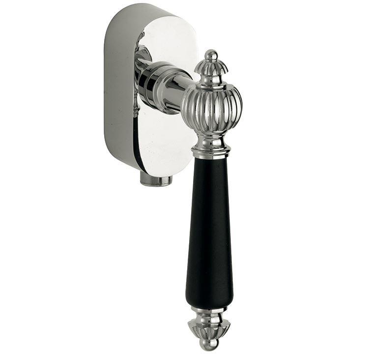 SKG2 Draaikiepgarnituur afsluitbaar Nouveau/Elegant glans nikkel