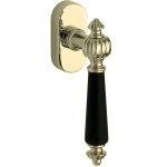 Draaikiepgarnituur Nouveau/Elegant messing gelakt