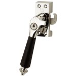 SKG Raamsluiting Met Sluitplaat Links Nouveau ebben glans nikkel