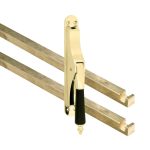 Pomp-espagnolet Antique ebben messing Gelakt Inclusief 2 Stangen