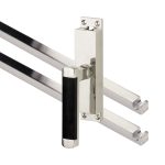 Kruk-espagnolet Dual Links glans nikkel Inclusief 2 Stangen