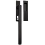 Hef/Schuifdeurbeslag Tavira PC69 met schuifdeurkom rvs zwart