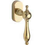 Draaikiepgarnituur Barock/Elegant messing ongelakt