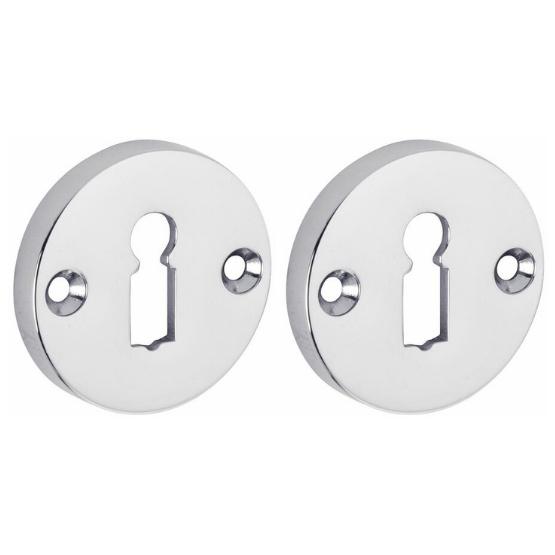 Set van twee sleutelplaatjes Elegant BB glans chroom