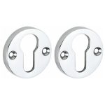 Set van twee PC-Plaatjes Elegant BB glans chroom