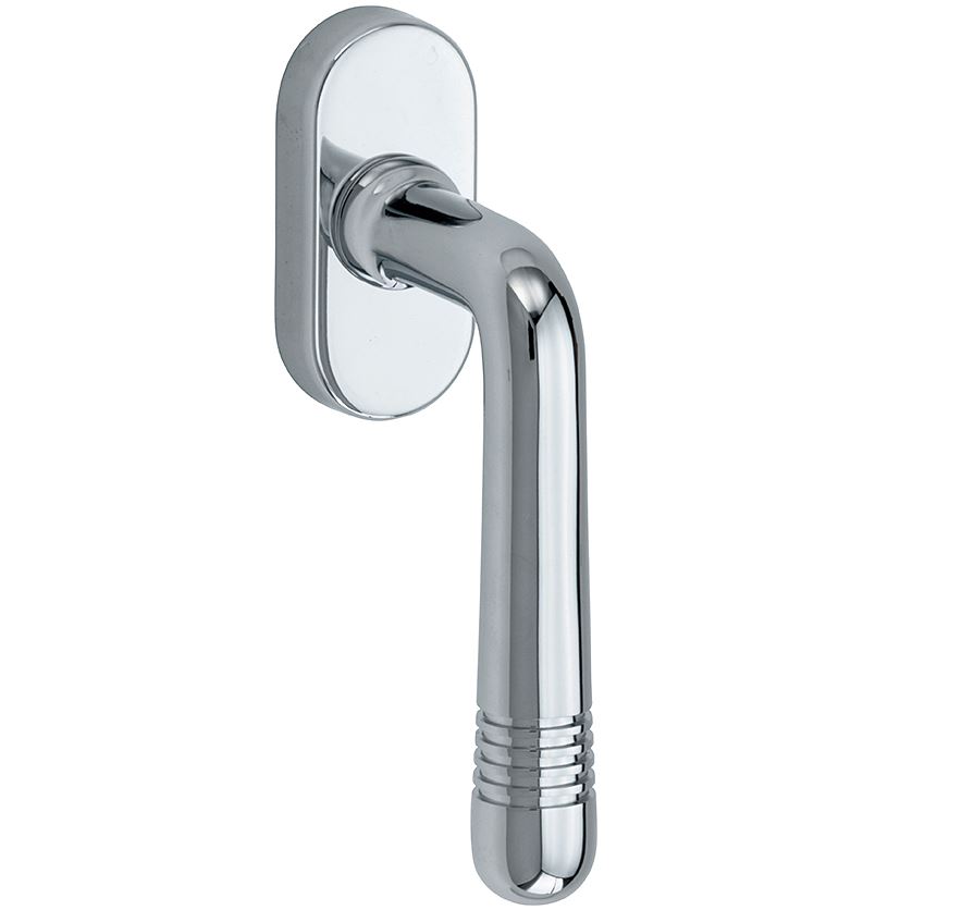 Draaikiepgarnituur Art-Deco/Elegant glans chroom