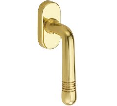 Draaikiepgarnituur Art-Deco/Elegant messing gelakt