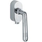 SKG2 Draaikiepgarnituur afsluitbaar Art-Deco/Elegant glans chroom