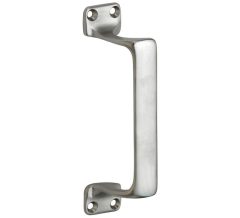 Deurgreep Art-Deco mat nikkel ongelakt