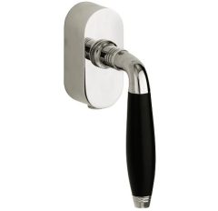 SKG2 Draaikiepgarnituur afsluitbaar Bonton ebben/Elegant glans nikkel