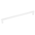 Greep Recht zamak 160 mm mat wit