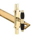 Kruk-espagnolet Bonton ebben messing Ongelakt Inclusief 1 Stang