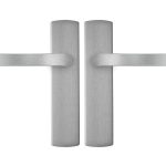 AXA curve klik schild blind met deurklink blok aluminium F1