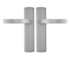 AXA curve klik schild blind met deurklink blok aluminium F1