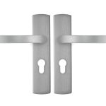 AXA curve klik schild PC55 met deurklink blok aluminium F1