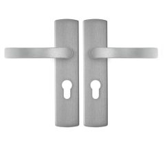 AXA curve klik schild PC55 met deurklink blok aluminium F1