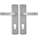 AXA curve klik schild PC72 met deurklink blok aluminium F1