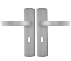 AXA curve klik schild SL56 met deurklink blok aluminium F1