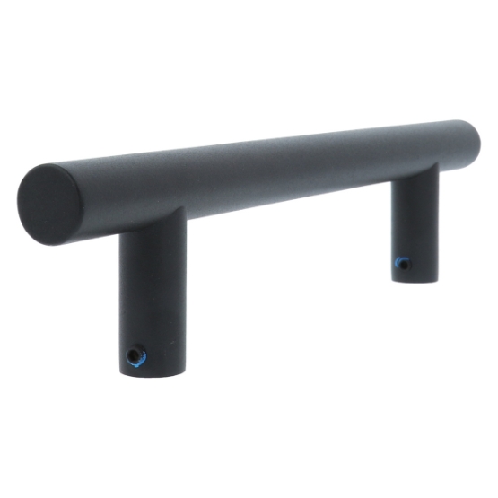 Deurgreep Rond HoH 200mm rvs/zwart - Afbeelding 4