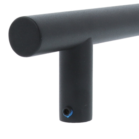 Deurgreep Rond HoH 200mm rvs/zwart - Afbeelding 5