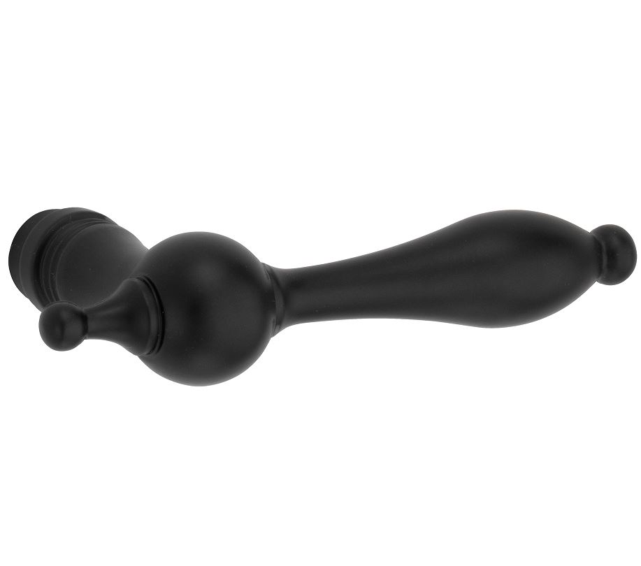 Deurklink Barock mat zwart