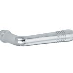 Deurklink Art-Deco glans chroom