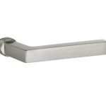 Deurklink Kare mat nikkel ongelakt