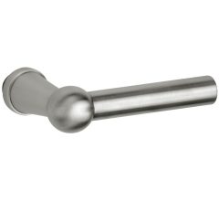 Deurklink Chemin de Fer 100mm mat nikkel ongelakt