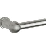 Deurklink Chemin de Fer 85mm mat nikkel ongelakt