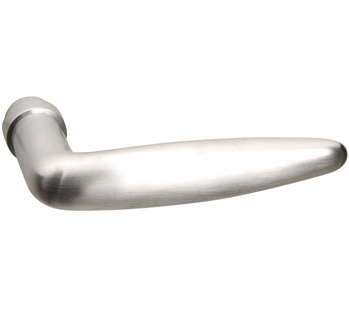 Deurklink Dudok mat nikkel ongelakt