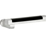 Deurklink Dual ebben mat nikkel ongelakt