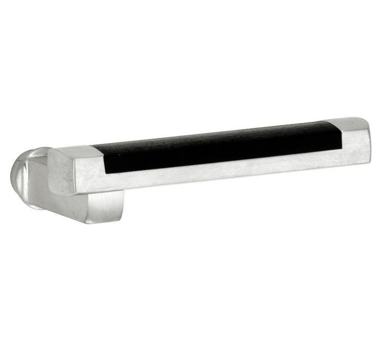 Deurklink Dual ebben mat nikkel ongelakt