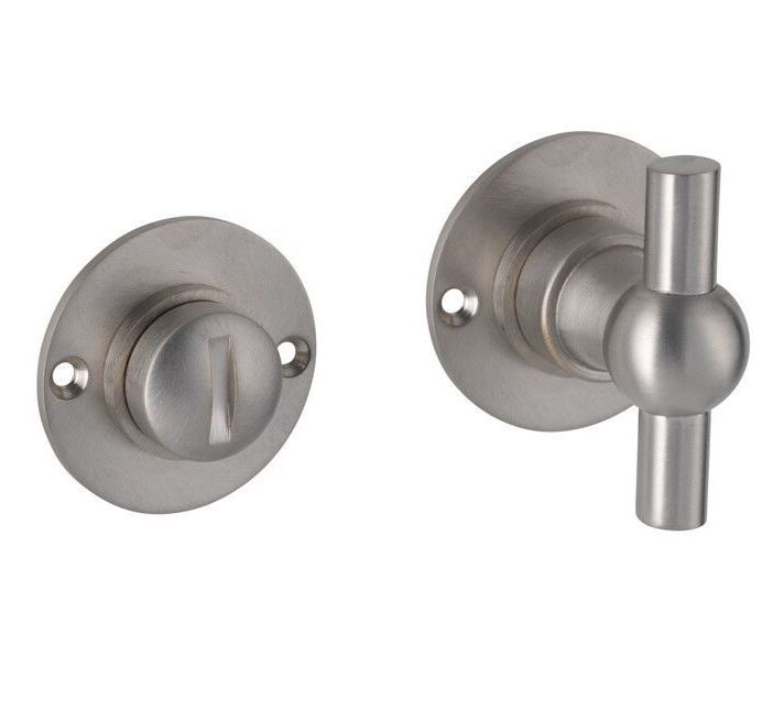 WC-Sluiting 5-8 mm Chemin de Fer 40mm mat nikkel ongelakt