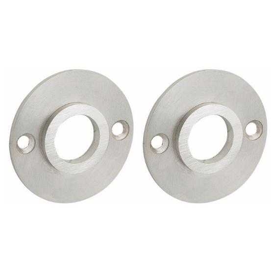 Set van twee krukrozetten Chemin de Fer 50mm mat nikkel ongelakt