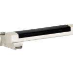 Deurklink Dual ebben glans nikkel