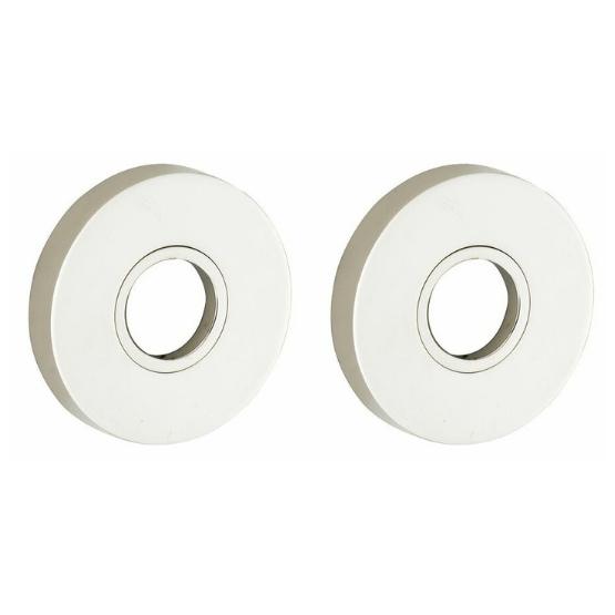 Set van twee krukrozetten Vivo glans nikkel