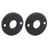 Set van twee krukrozetten Facet mat zwart