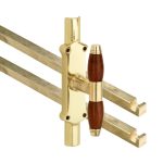 Kruk-espagnolet Bonton Bubinga messing Ongelakt Inclusief 1 Stang