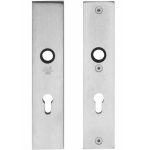 Intersteel SKG3 veiligheid-schild rechthoek massief PC72 chroom mat