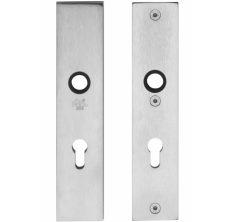 Intersteel SKG3 veiligheid-schild rechthoek massief PC72 chroom mat